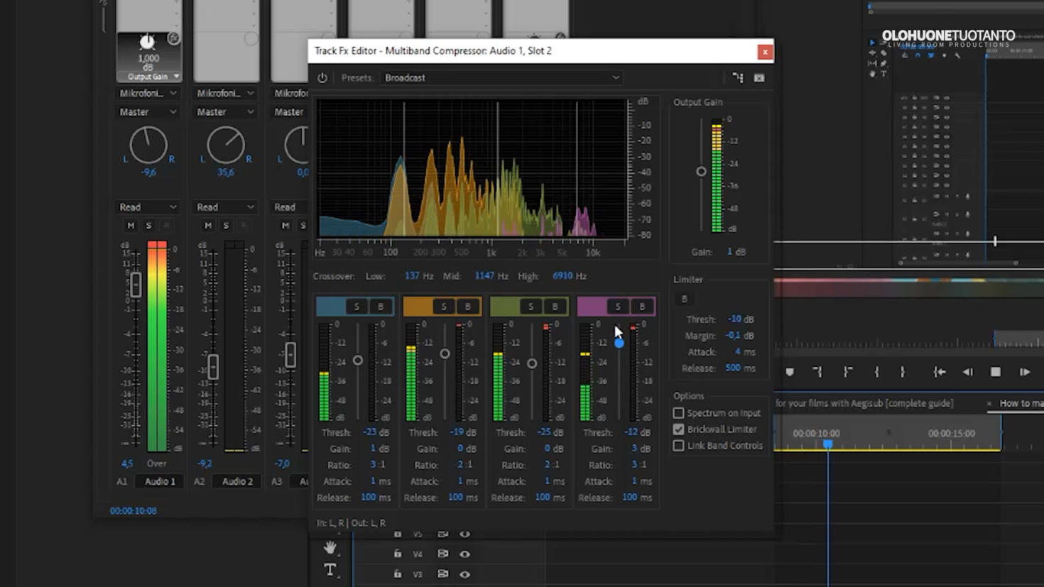 How to make Epic VOICE OVER with Adobe Premiere - multiband compressor